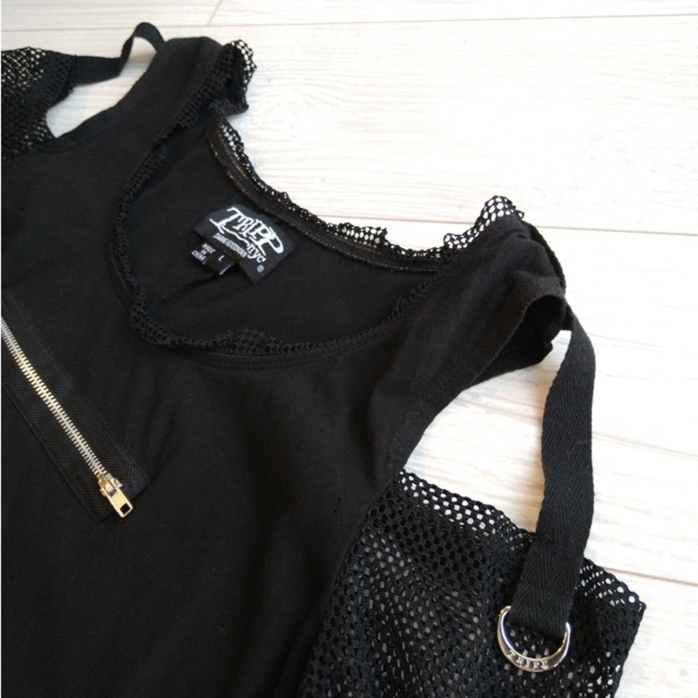 Tripp NYC Fishnet Shirt - Picture 5 of 9